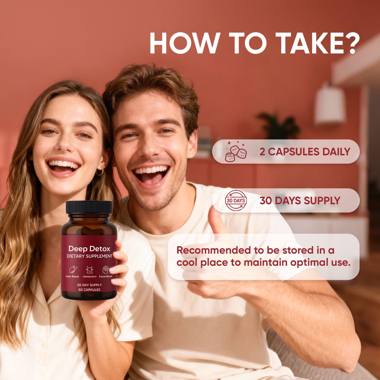 BERSEG Ginger Liver Support Capsules on a wooden table