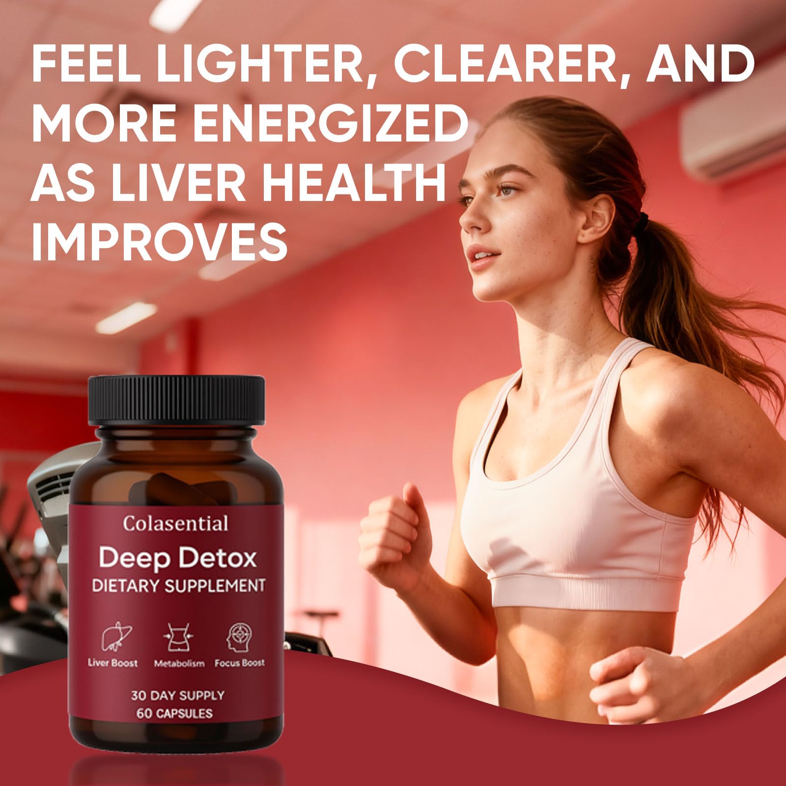 BERSEG Ginger Liver Support Capsules with ingredients
