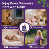 BERSOEVO Kava Kava Gummies bottle with a measuring spoon