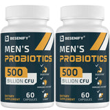 Besenify Probiotics for Men's a daily routine 500 Billion CFUs front view
