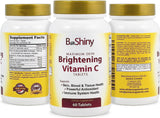 BeShiny Vitamin C capsules with fresh citrus fruits