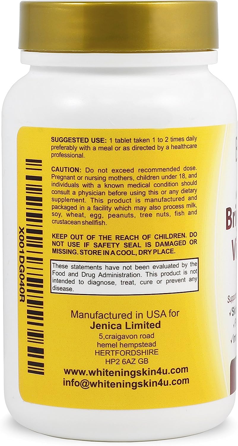 BeShiny Vitamin C supplement bottle with label