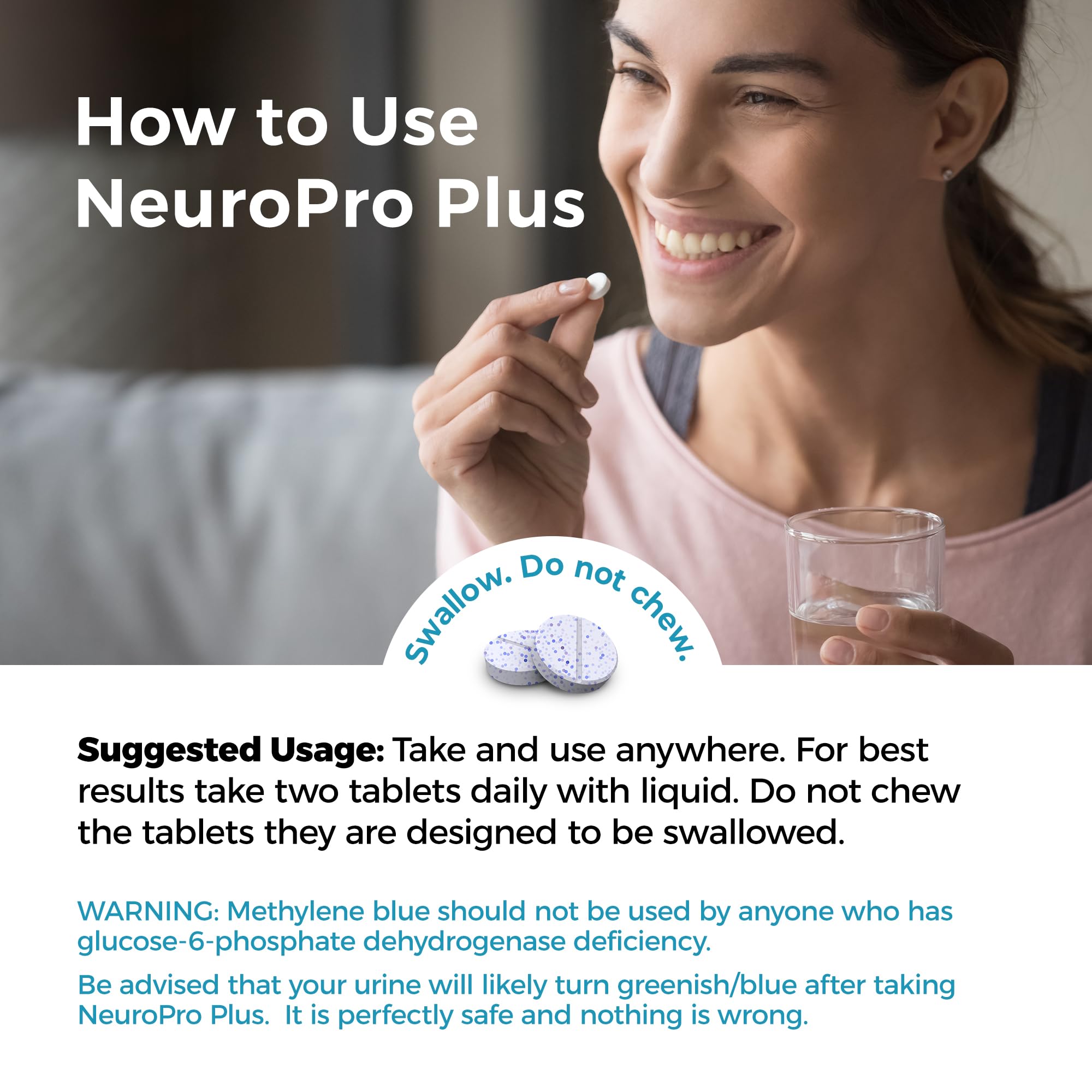 Best 365 Labs NeuroPro+ Vitamin C Tablets with measuring spoon