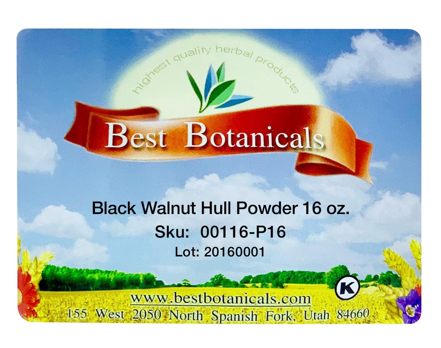 Best Botanicals Black Walnut Hull Powder 454g lifestyle scene