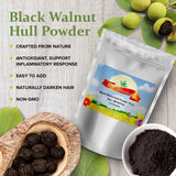 Best Botanicals Black Walnut Hull Powder 454g scoop