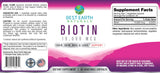 Best Earth Naturals Biotin Supplement 10,000mcg bottle with label