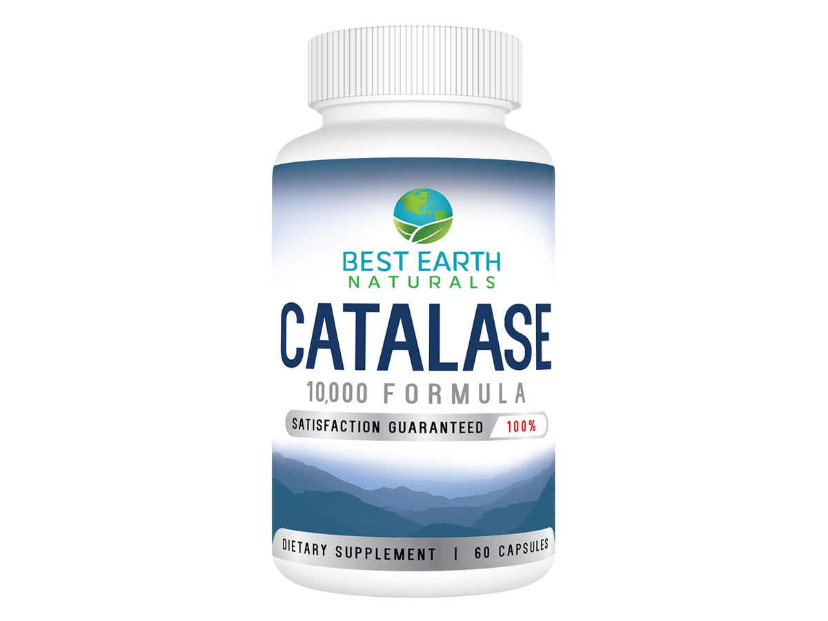 Best Earth Naturals Catalase 10,000 supplement front view
