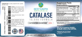 Best Earth Naturals Catalase 10,000 supplement on a wooden table