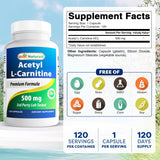 Best Naturals Acetyl L-Carnitine bottle side view
