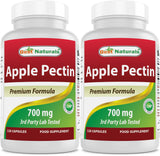 Best Naturals Apple Pectin 700mg capsules bottle front view