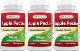 Best Naturals Apple Pectin 700mg capsules front view