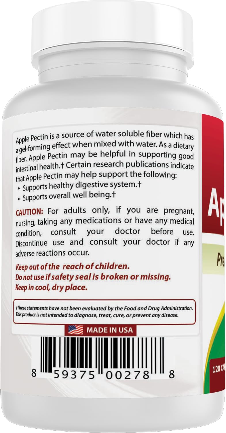 Best Naturals Apple Pectin bottle with a measuring spoon