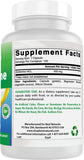 Best Naturals Berberine HCL 500mg Capsules back view