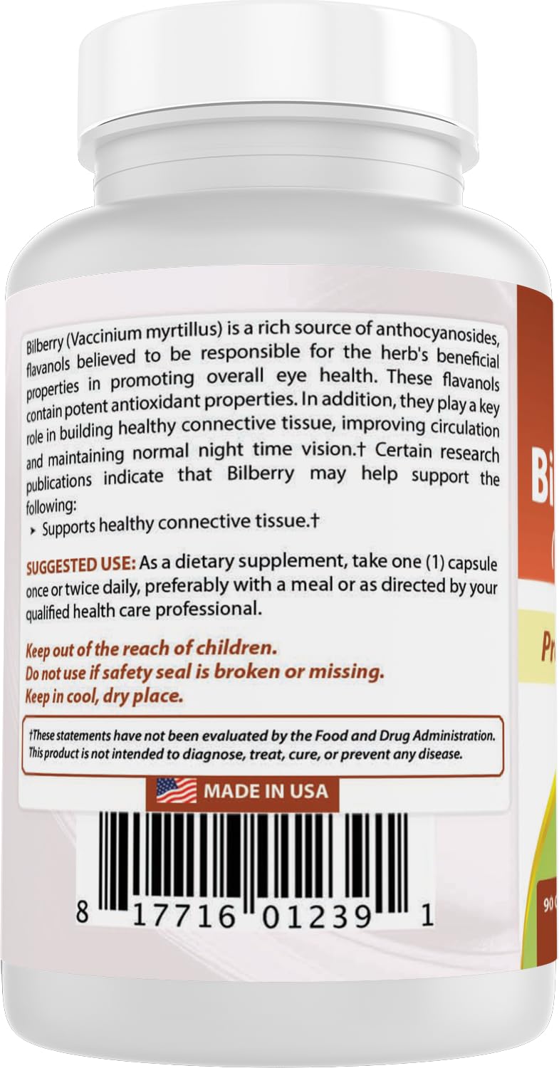 Best Naturals Bilberry Capsules 1000 mg lifestyle setting
