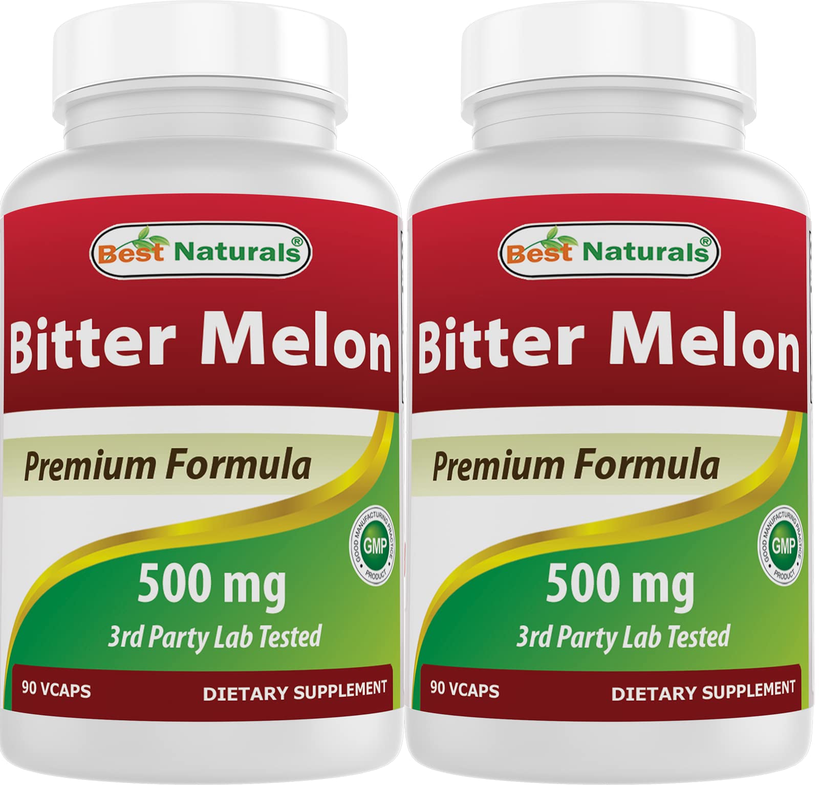 Best Naturals Bitter Melon Capsules 500mg bottle front view