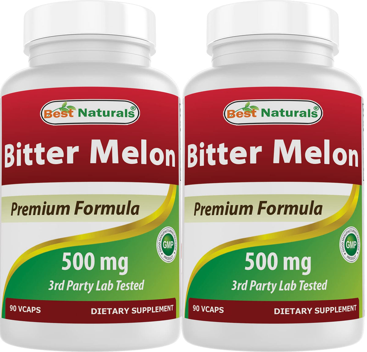 Best Naturals Bitter Melon Capsules 500mg bottle front view
