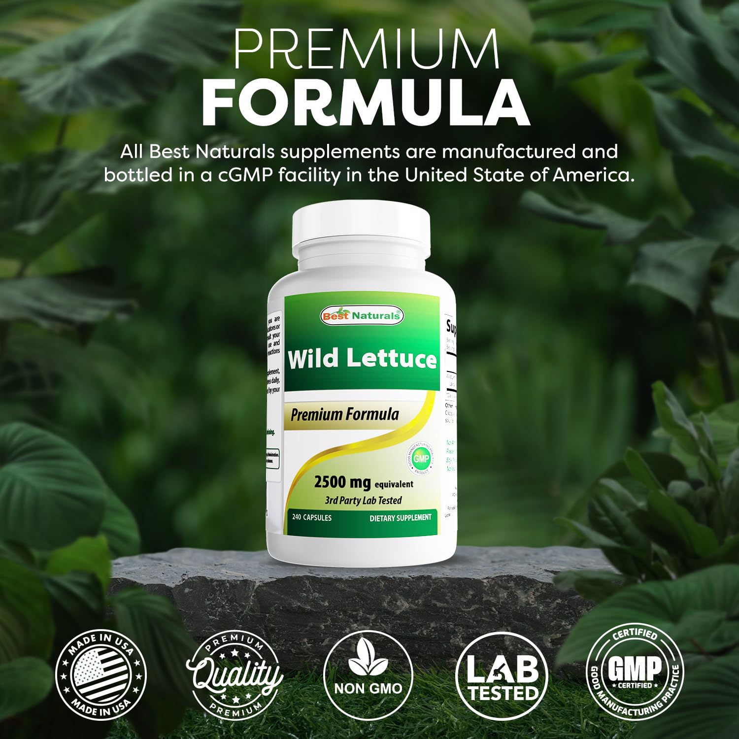 Best Naturals Blended Vitamin & Mineral Supplement on a wooden table