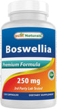 Best Naturals Boswellia Capsules 250mg front view