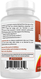 Best Naturals Bromelain Supplement 500mg bottle with a measuring spoon