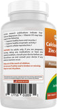 Best Naturals Cal Mag Zinc with D3 Tablets on a wooden table