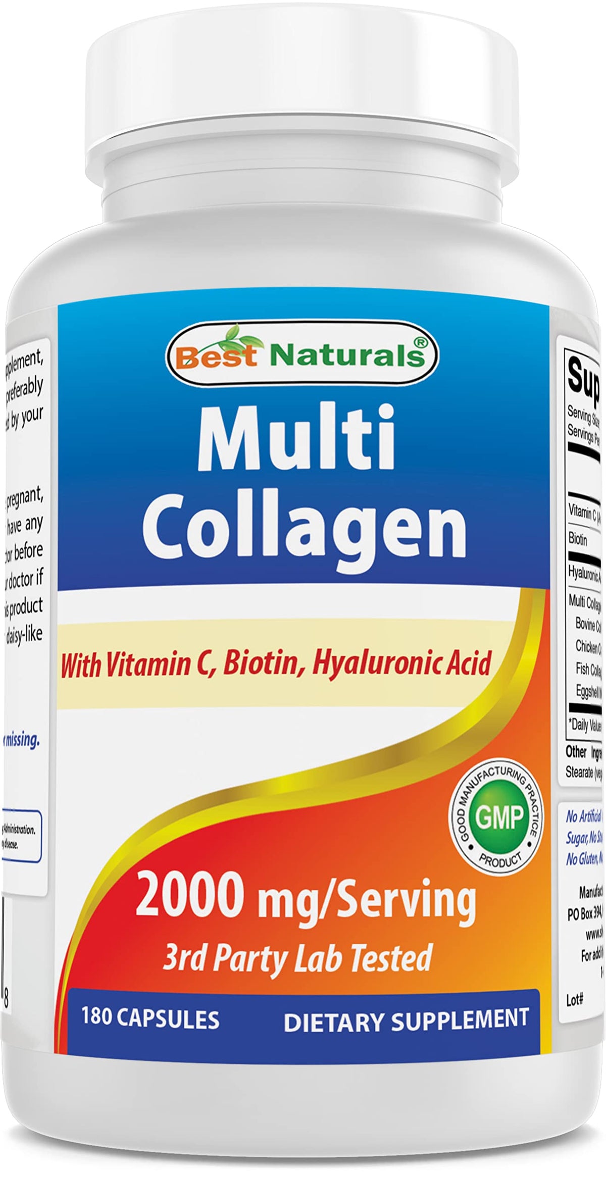 Best Naturals Collagen Supplement 180g front view