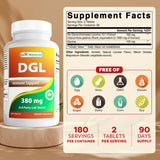Best Naturals DGL Chewable Tablets 180 count bottle