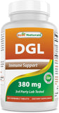 Best Naturals DGL Chewable Tablets 380mg front view