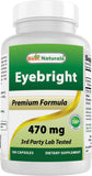 Best Naturals Eyebright Capsules 470mg bottle front view