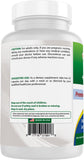 Best Naturals Garlic Extract 250 capsules back view