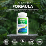 Best Naturals Garlic Extract 250 capsules with measuring spoon