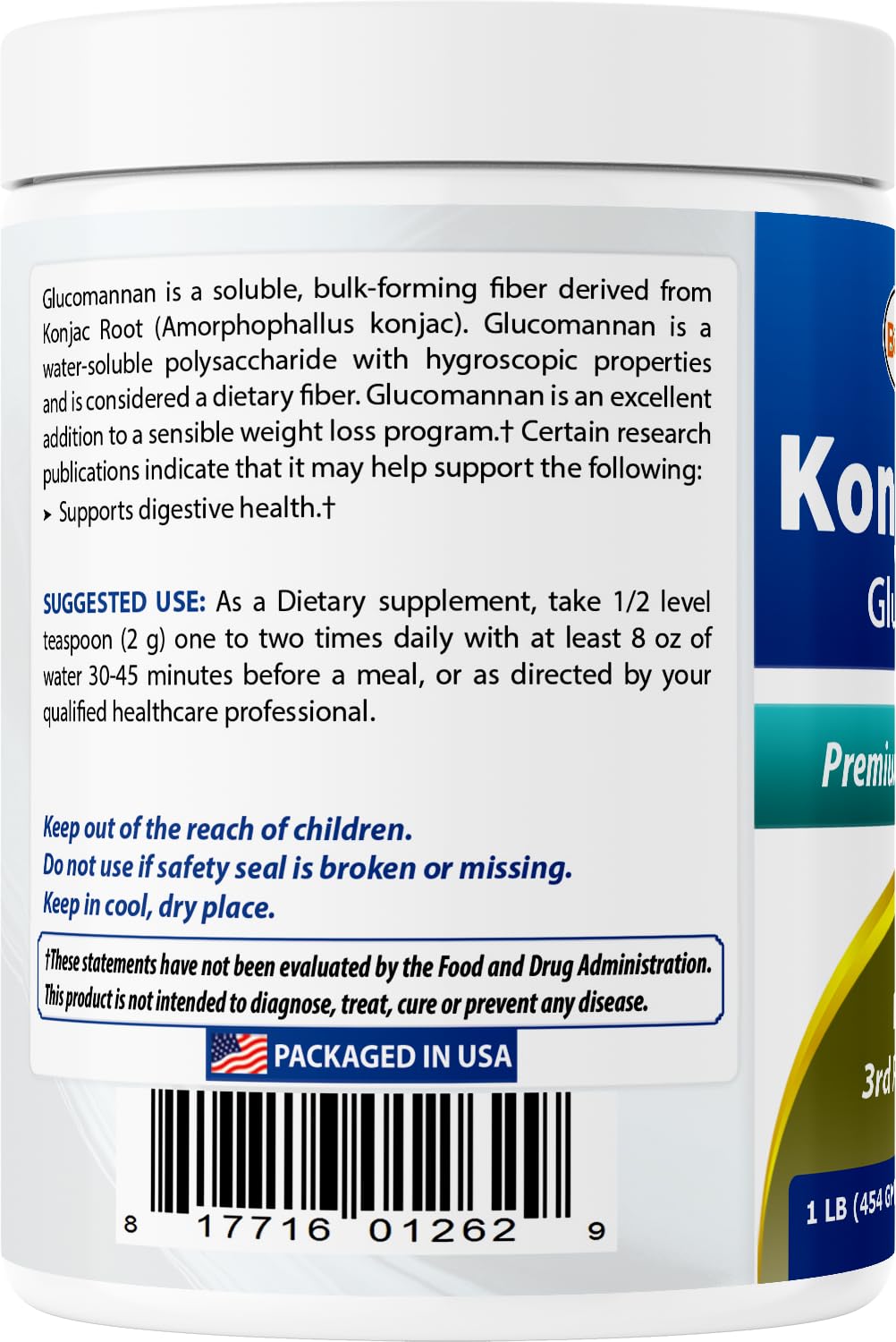 Best Naturals Glucomannan Powder 2000mg lifestyle shot