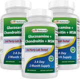 Best Naturals Glucosamine Chondroitin MSM Capsules front view