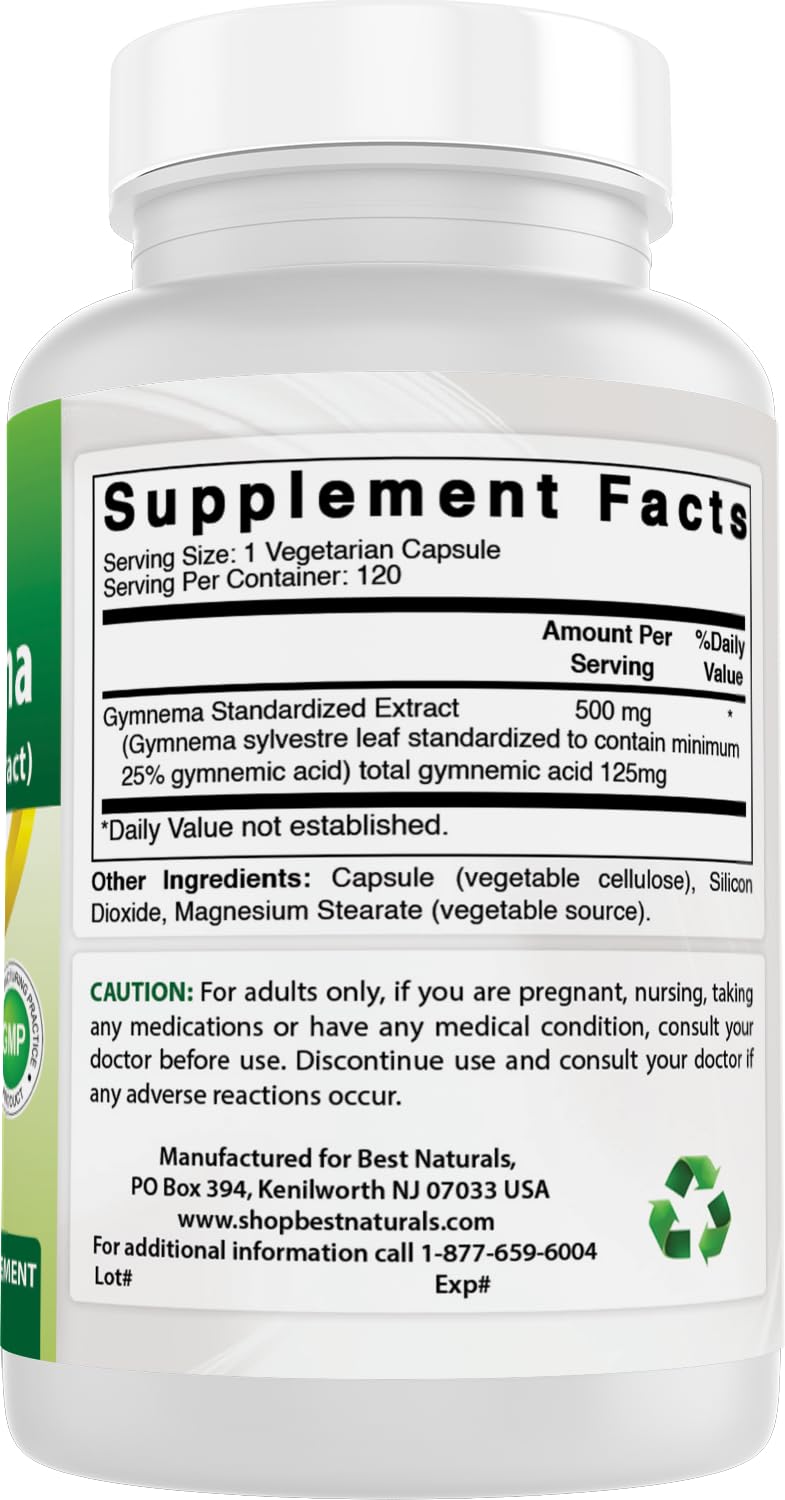Best Naturals Gymnema Sylvestre 200g bottom view