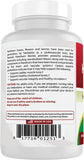 Best Naturals Hawthorn Berry Capsules 560mg with a glass of water