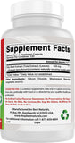 Best Naturals Holy Basil Extract capsules next to a measuring spoon