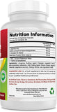 Best Naturals L-Arginine 1300mg vegetarian capsules on a wooden table