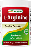 Best Naturals L-Arginine Powder 454g front view