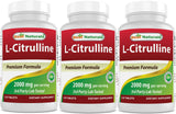Best Naturals L-Citrulline 2000mg 120 Tablets front view