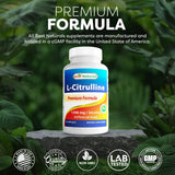 Best Naturals L-Citrulline Capsules 1500 mg bottle with measuring spoon