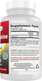Best Naturals L-Glutamine bottle with cap open