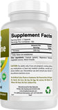 Best Naturals L-Tyrosine 500mg capsules back view