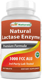 Best Naturals Lactase Enzyme Tablets packaging details