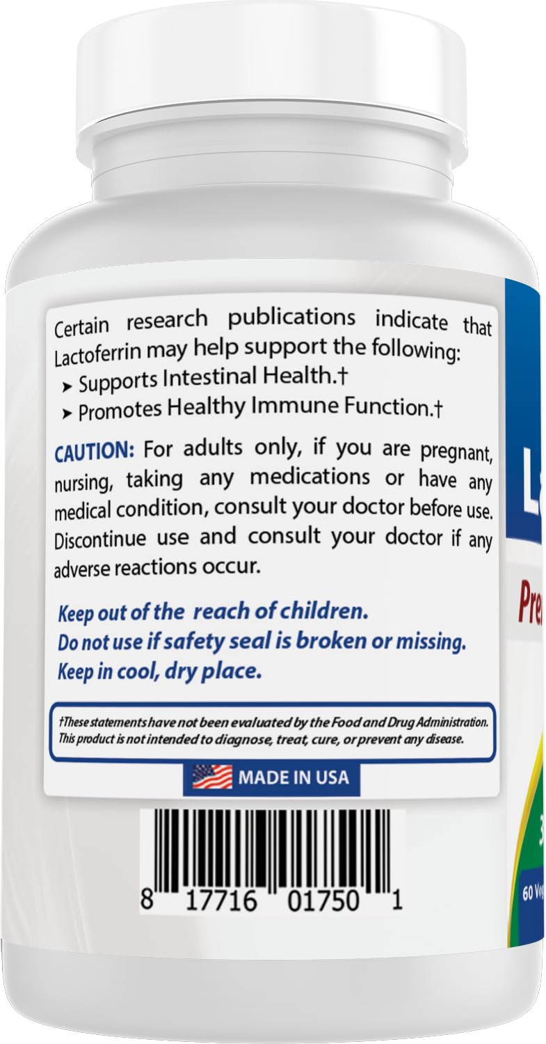 Best Naturals Lactoferrin Supplement 250mg in a lifestyle setting