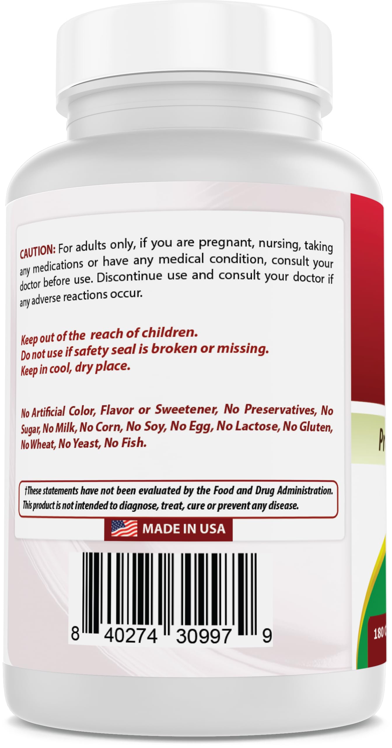Best Naturals Lithium Orotate tablets close-up