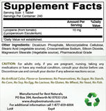 Best Naturals Lycopene Softgels showing softgel capsules