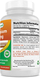 Best Naturals Magnesium 425 mg Vegetarian Capsules nutritional information
