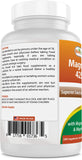 Best Naturals Magnesium 425 mg Vegetarian Capsules side view showing capsule size