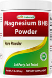 Best Naturals Magnesium BHB Powder 1 lb bulk container front view