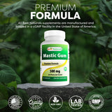 Best Naturals Mastic Gum Capsules 500mg close-up of capsules