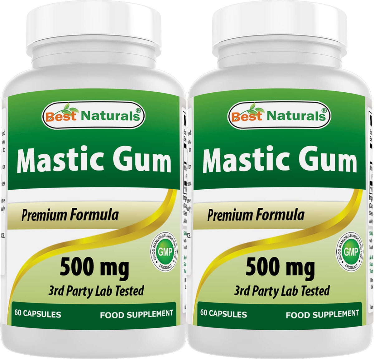 Best Naturals Mastic Gum Capsules 500mg front view